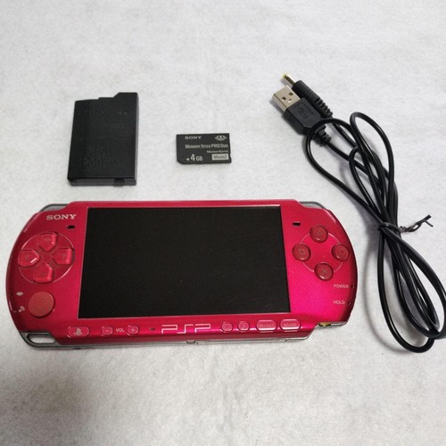 Console psp 3000 rossa - psp-3000,