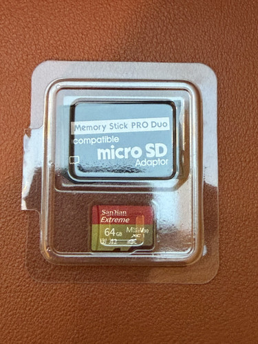 Scheda micro 64gb psp - sd,
